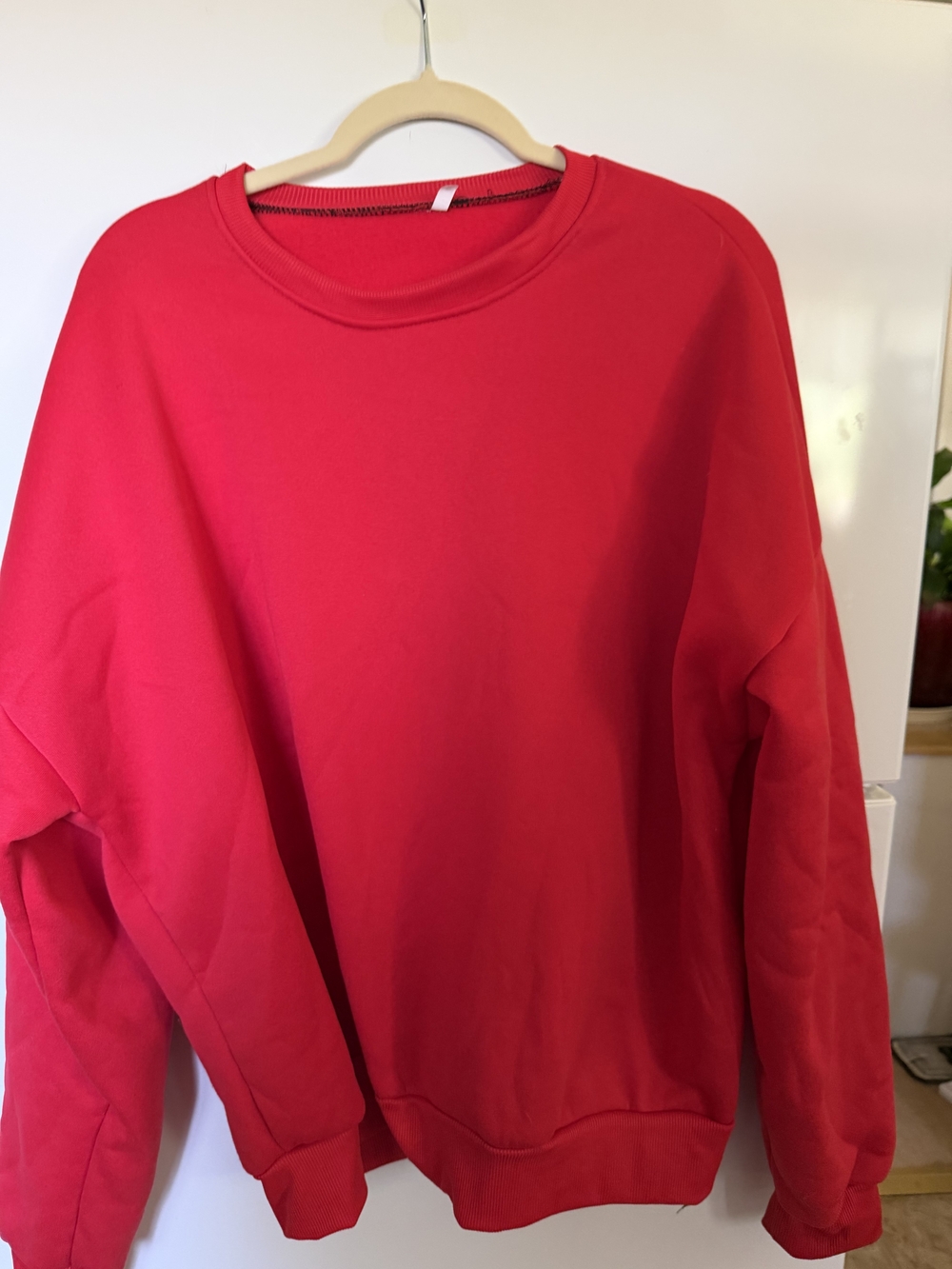 Classic Red Crewneck Sweatshirt